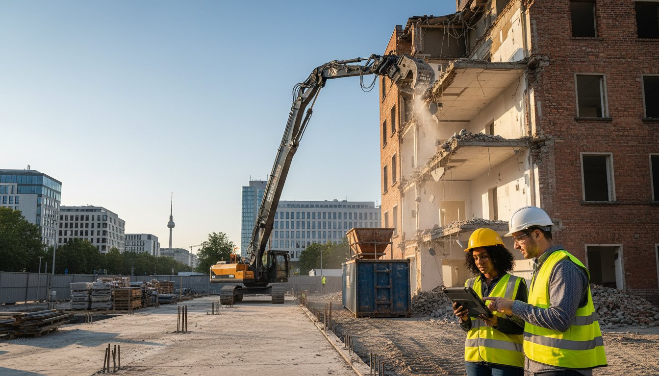 Abbruch: Der umfassende Leitfaden zu Rückbau und Abriss in Berlin 2026