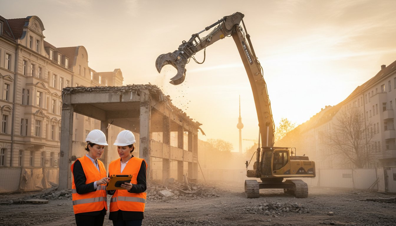 Abbruchunternehmen Berlin: Warum MAD Abriss Ihr Partner für Rückbau & Demontage ist (Fallstudie 2026)