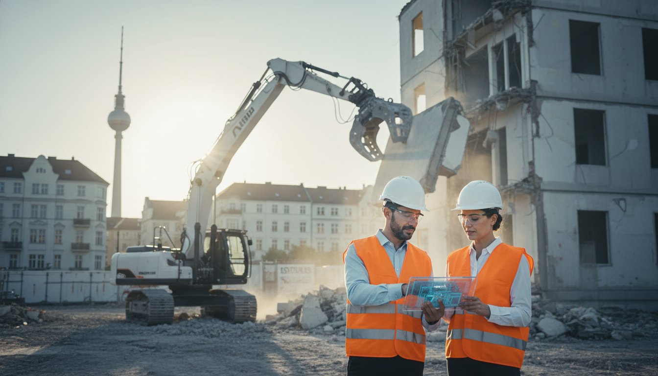 Abriss in Berlin 2026: Der umfassende Leitfaden für Rückbau und Entsorgung